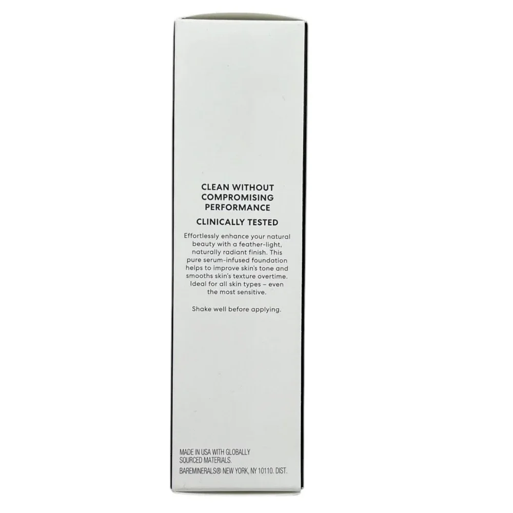 bareMinerals Pure Serum Spf 20 Sunscreen Foundation Fair Warm 1 (EXP 03/26)
